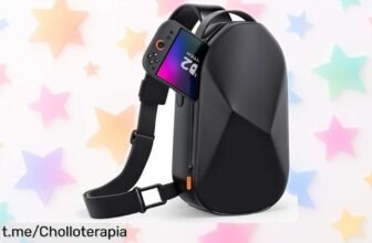 Bolsa bandolera COOWPS para Nintendo Switch 2 y Steam Deck, espacio de sobra y protección dura a precio loco, ¡protege tu consola y no te quedes sin ella!