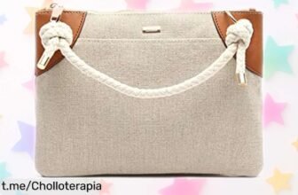 Bolso bandolera MISAKO Cordeli con cremalleras seguras y correa ajustable, ¡aprovecha este ofertón y lleva tu estilo a otro nivel sin complicaciones!