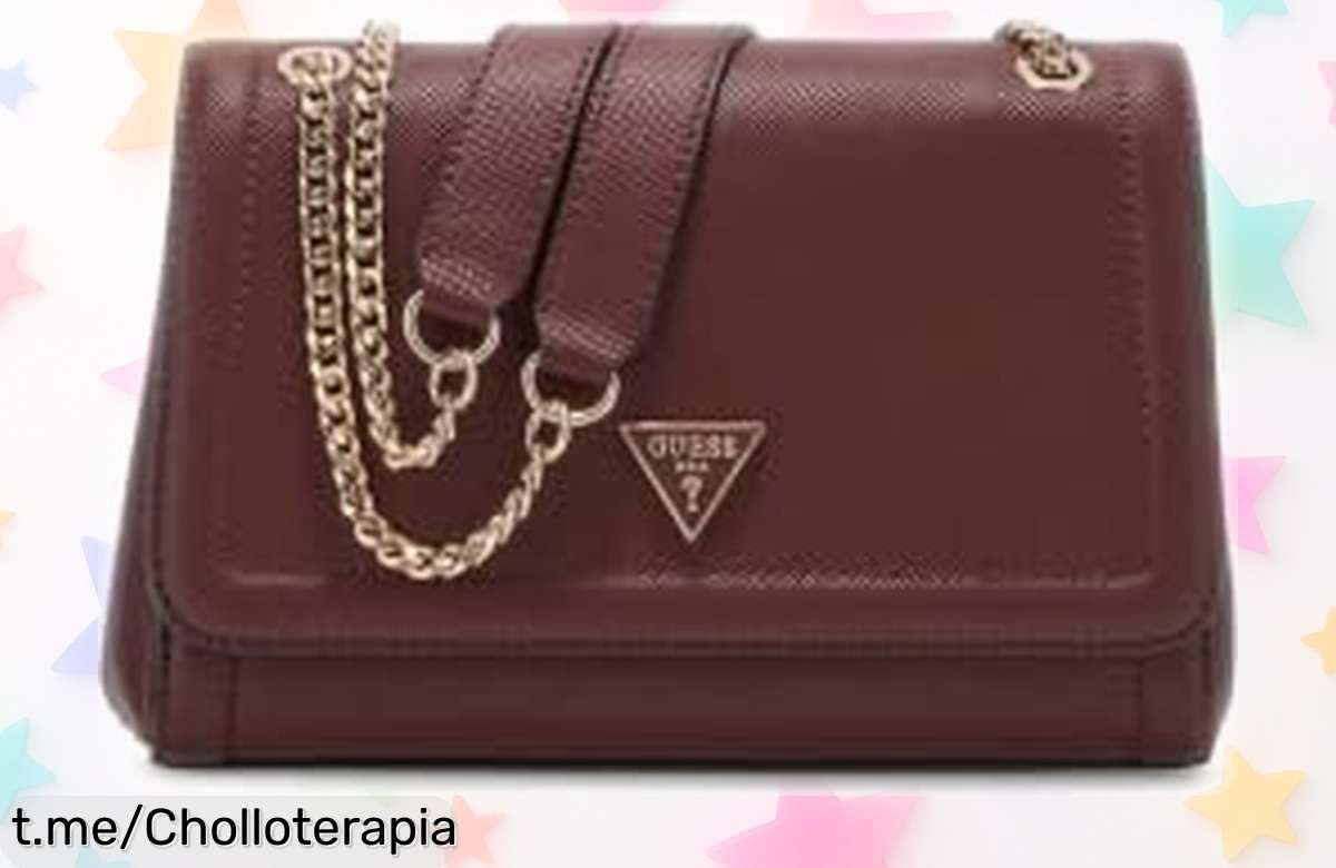 Bolso bandolera convertible GUESS Noelle II: diseño que combina con todo y un ofertón que no puedes dejar escapar, ¡transforma tu look al instante!
