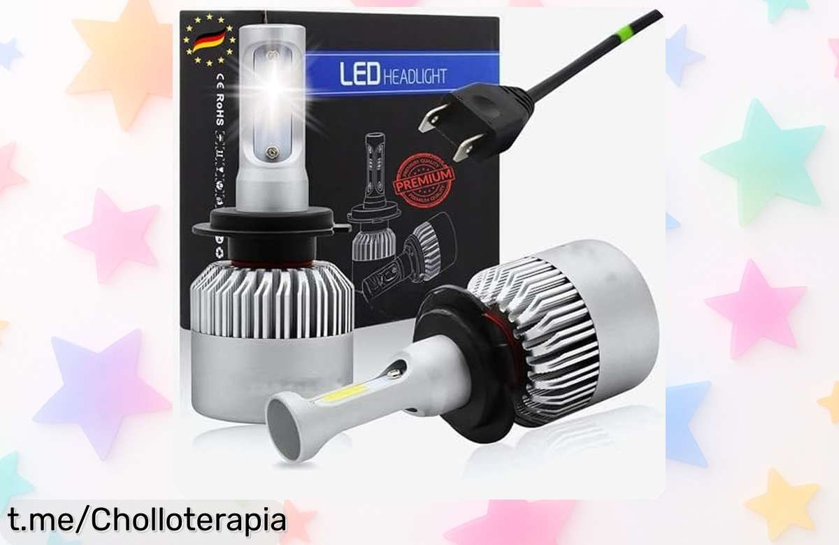 Bombilla LED H7 para coche de Astur Group en un chollo increíble que ilumina como nunca y se instala sin complicaciones, ¡no te lo pierdas!