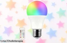 Bombilla LED de colores con mando 7H SEVENON: Crea el ambiente perfecto a distancia y aprovecha este precio regalado antes de que desaparezca. ¡No te lo pierdas!
