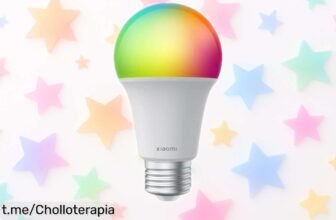 Bombilla LED inteligente Xiaomi que cambia de color al instante y transforma tu hogar a un precio regalado, ¡no dejes pasar esta oportunidad brillante!