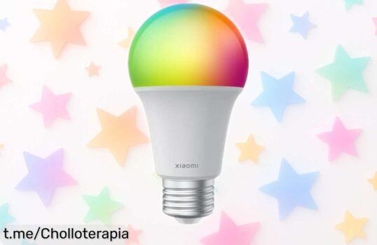 Bombilla LED inteligente Xiaomi que cambia de color al instante y transforma tu hogar a un precio regalado, ¡no dejes pasar esta oportunidad brillante!