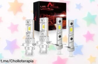 Bombillas LED AUXIRACER H1+H7 para coche y moto en pack de 4: iluminación brutal que transforma tu viaje. ¡Aprovecha este ofertón antes de que se acaben!