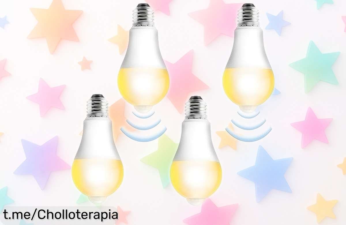Bombillas LED E27 con sensor de movimiento para pasillos y garajes, ¡disfruta de este super chollo en precio y ilumina tus espacios sin esfuerzo!