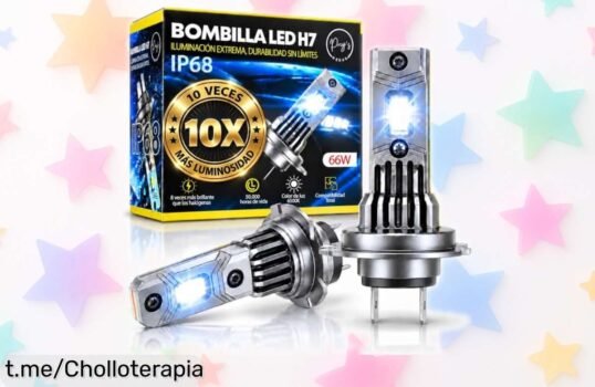 Bombillas LED H7 PROY'S NEXUS® Super Pack 2 a precio de ganga: ilumina tu camino con luz blanca intensa y ventilador, ¡no te quedes sin ellas!