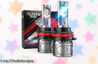 Bombillas LED OUSHI 9007 HB5 con luz blanca potente y turbo silencioso, ¡un ofertón para iluminar tu camino y sentirte más seguro ya!