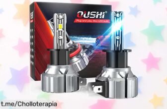 Bombillas LED OUSHI H3 para luces antiniebla, ¡super potencia y duración a un precio loco que no puedes dejar pasar! Mejora tu visibilidad y recíbelas ya en casa.