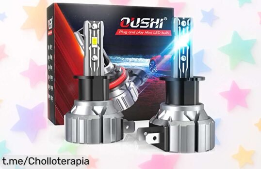 Bombillas LED OUSHI H3 para luces antiniebla, ¡super potencia y duración a un precio loco que no puedes dejar pasar! Mejora tu visibilidad y recíbelas ya en casa.