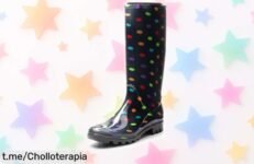 Botas altas de agua DREAM PAIRS con diseño de lunares, ¡mantente seca y a la moda! Aprovecha esta oportunidad única antes de que suba el precio.