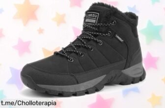 Botas de senderismo LANGDU resistentes al frío y con suela antideslizante, ¡ahora a precio de ganga para que conquistes la montaña! No te quedes sin ellas.