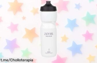 Botella ZEFAL Sense Pro 80 súper ligera y hermética, llevándote un chollo que no querrás dejar pasar en cada salida con tu bici. ¡Hazla tuya antes de que desaparezca!