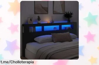 Cabecero con LED personalizable Willood: transforma tu dormitorio al instante y aprovecha su precio loco antes de que se acabe esta oportunidad única.