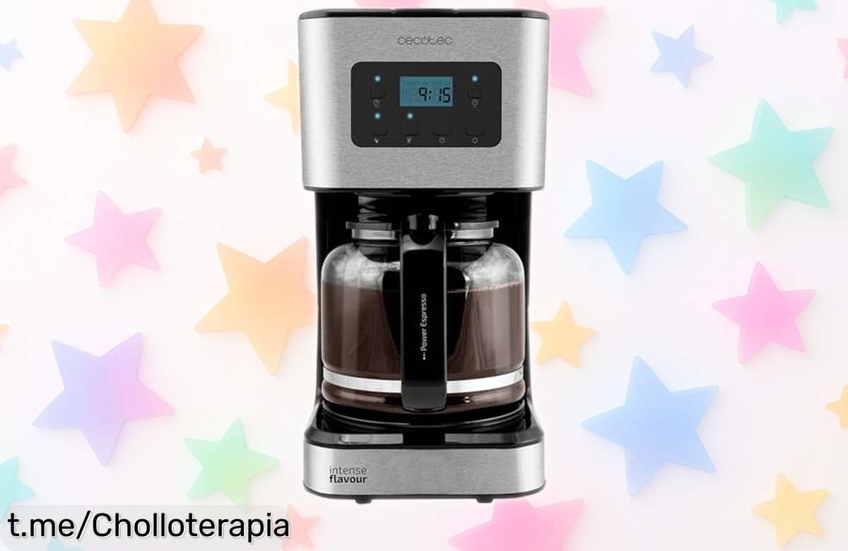 Cafetera de goteo Cecotec Coffee 66 Smart Aroma para disfrutar del café perfectito todo el día a un precio loco que no se puede dejar pasar, ¡prepárate para saborear cada mañana!