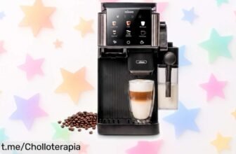 Cafetera semiautomática NILSON Life con molinillo y tanque de leche a precio imbatible, despierta tus mañanas con café profesional desde casa ¡No te quedes sin la tuya!