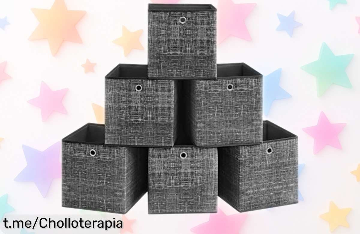 Cajas plegables SONGMICS para almacenamiento: 6 soluciones prácticas que ahorran espacio y son un chollazo para tus cosas, ¡no dejes pasar esta oferta increíble!