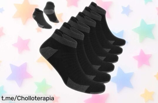 Calcetines deportivos tobilleros Blitzsox en pack de 6, el super chollo que tus pies estaban esperando para aguantarlo todo y sentirte imbatible. ¡No lo dejes escapar!