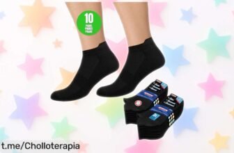 Calcetines tobilleros SOXCO por un precio loco: 10 pares que mantienen tus pies frescos y listos para cualquier aventura. No dejes escapar esta oportunidad, ¡renueva tu colección ya!