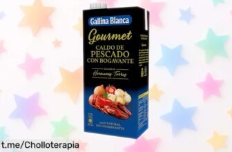 Caldo gourmet de pescado con bogavante y rape Gallina Blanca a precio loco, da sabor top a tus platos sin complicaciones ¡no te quedes sin el tuyo!
