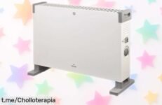 Calefacción rápida sin complicaciones con el convector eléctrico Carrefour Home HCONV2000JS25 a precio rebajado, ¡no dejes que el frío te pille!