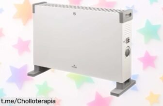 Calefacción rápida sin complicaciones con el convector eléctrico Carrefour Home HCONV2000JS25 a precio rebajado, ¡no dejes que el frío te pille!