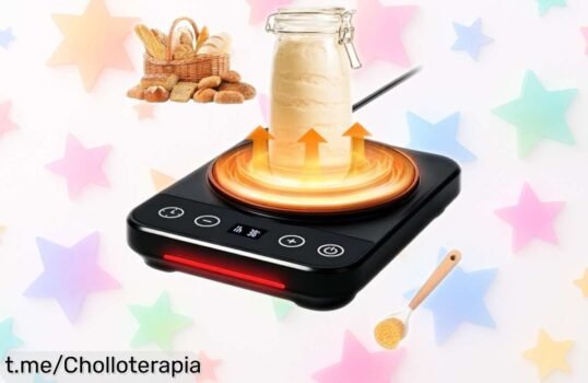 Calentador para masa madre que controla la temperatura al grado exacto, ¡ahora a un precio de ganga! No pierdas la oportunidad de hacer el pan perfecto en casa.