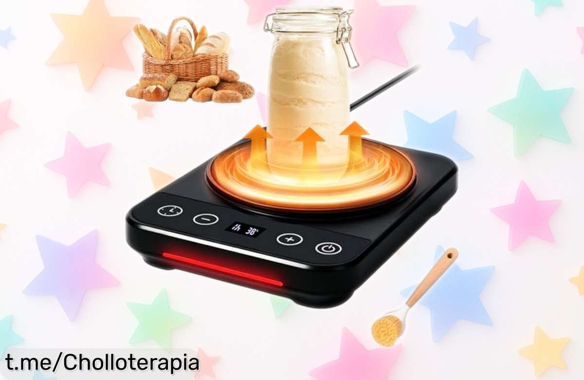 Calentador para masa madre que controla la temperatura al grado exacto, ¡ahora a un precio de ganga! No pierdas la oportunidad de hacer el pan perfecto en casa.