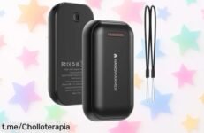Calentadores de manos recargables AICPAN 2 en 1: el invento que calienta tus días fríos en solo 3 segundos, ¡aprovecha este precio increíble y no te quedes sin él!