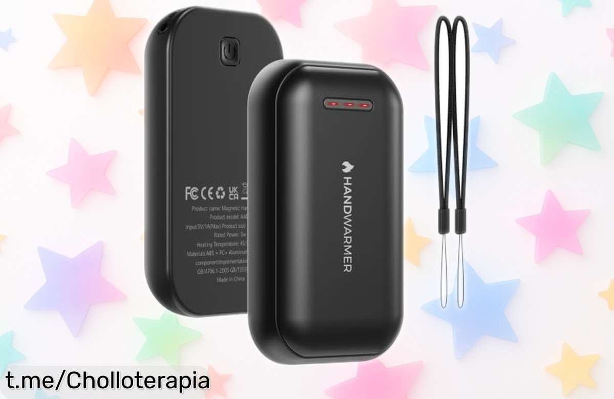 Calentadores de manos recargables AICPAN 2 en 1: el invento que calienta tus días fríos en solo 3 segundos, ¡aprovecha este precio increíble y no te quedes sin él!