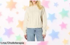 Cálido y moderno jersey holgado Amazon Essentials con cuello alto a un precio loco que no podrás dejar escapar, ¡dale a tu armario lo que necesita ya!