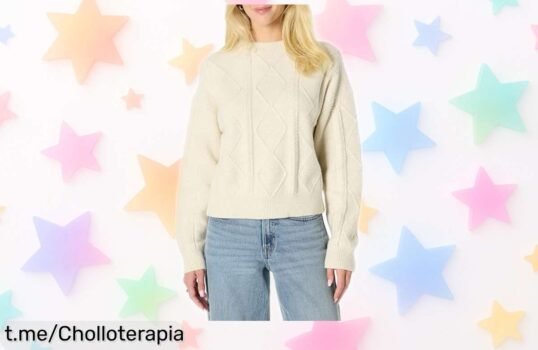 Cálido y moderno jersey holgado Amazon Essentials con cuello alto a un precio loco que no podrás dejar escapar, ¡dale a tu armario lo que necesita ya!
