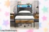 Cama individual Yaheetech con luces LED y USB, precios locos para que descanses a tu ritmo mientras cargas tu móvil ¡No dejes escapar este super chollo!