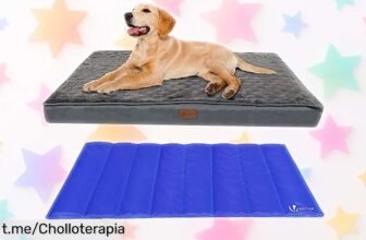 Cama ortopédica para perros VOUNOT: el ofertón que tu mascota amará con colchón viscoelástico y alfombra refrescante, ¡no dejes pasar esta oportunidad única para mimarlo!