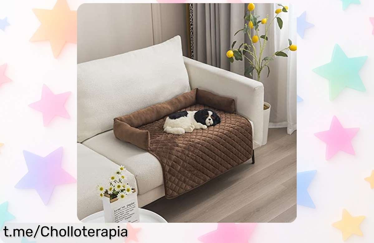Cama para perros OKYUK de lujo con base antideslizante y lavable, inmensa comodidad a un precio loco que hará feliz a tu peludo ¡no te lo puedes perder!