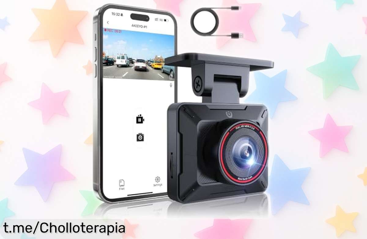 Cámara para coche AKEEYO Dashcam WiFi, la grabadora que nunca te fallará, ¡ofertón brutal en calidad y comodidad! No dejes que se escape este chollo irresistible.