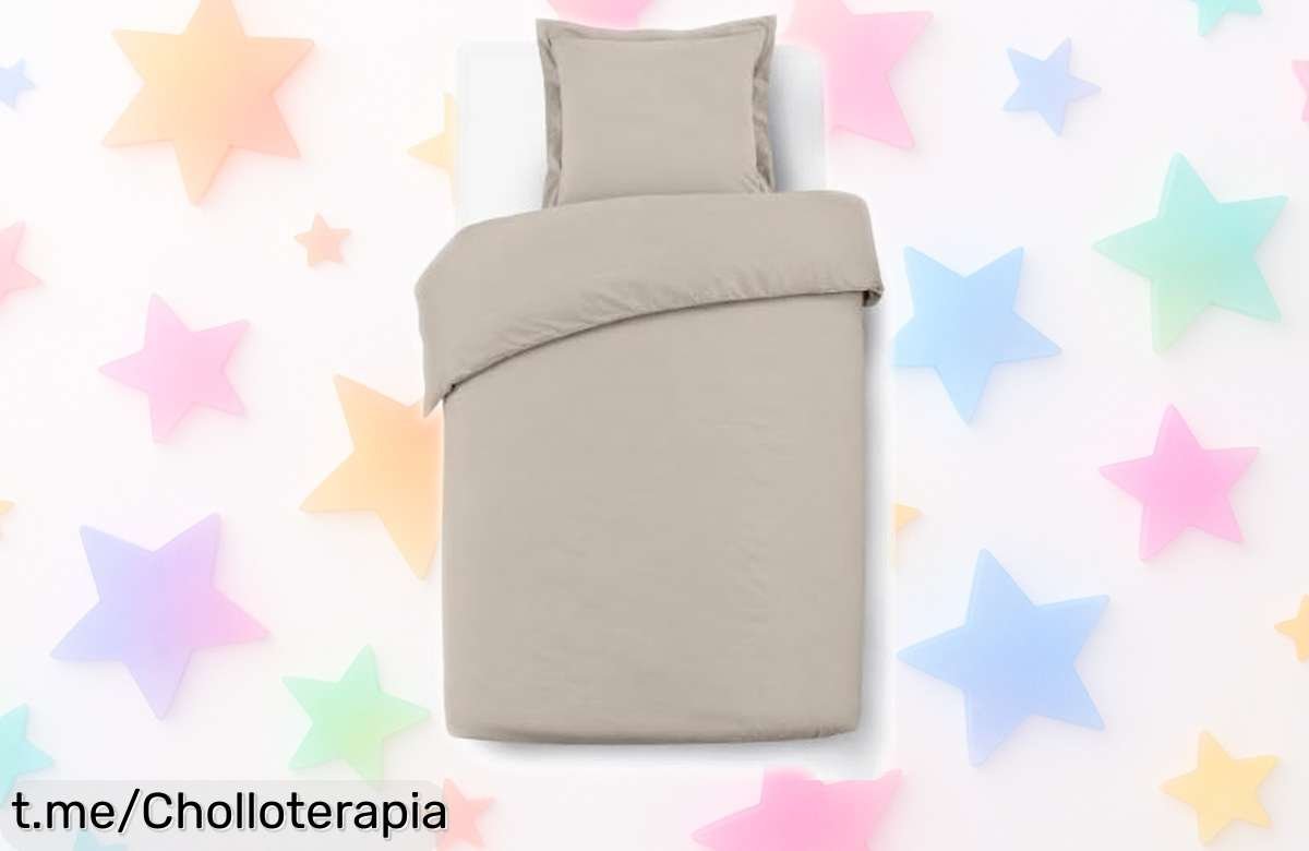 Cambia tu habitación con el juego de cama Vision: funda nórdica y almohada 100% algodón suave a precio loco, ¡renueva ya tu espacio y disfruta de noches perfectas!