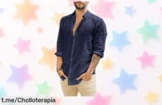 Camisa de lino Runcati, moderna y versátil: ¡rebajado a un precio que parece un regalo! No pierdas la oportunidad de lucir increíble cada día.