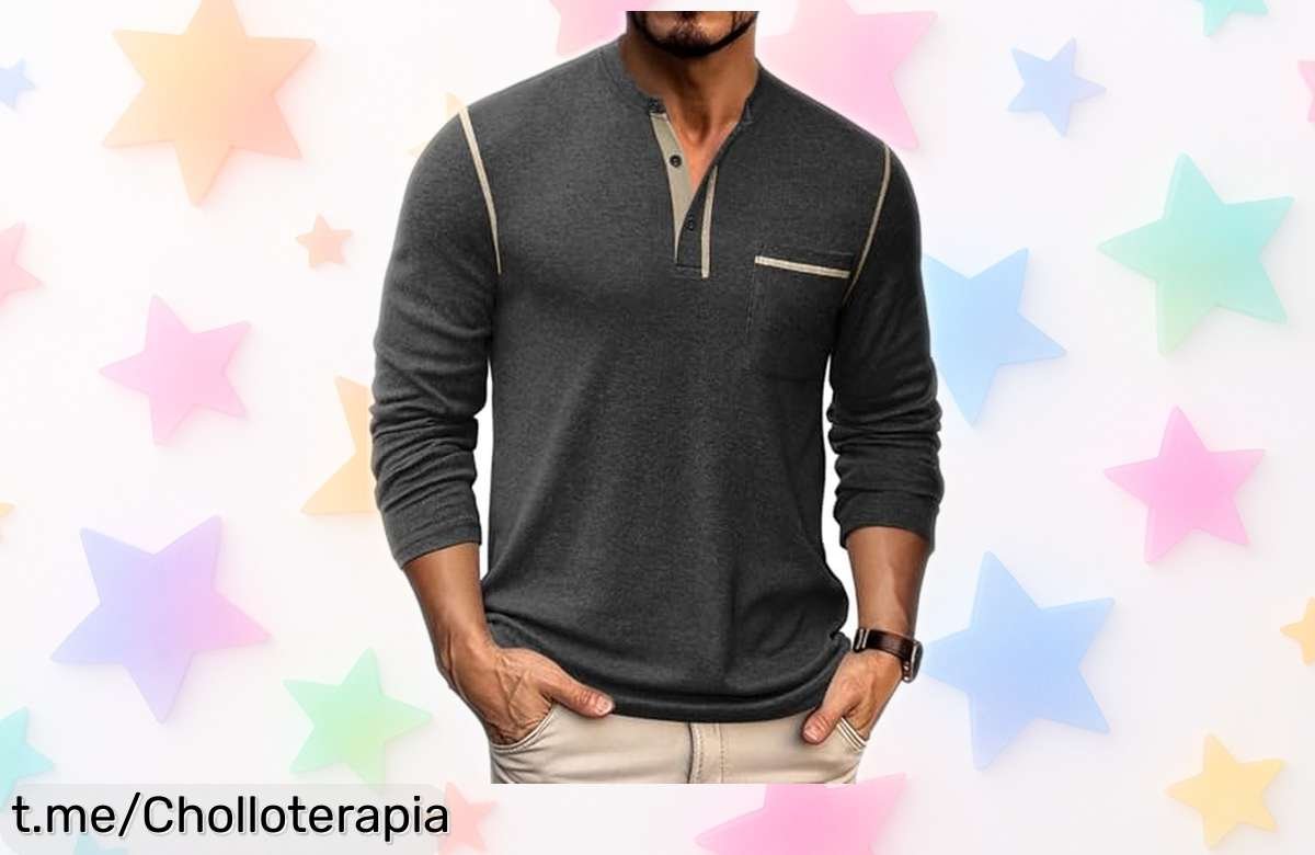 Camiseta Henley de Coofandy para hombre, estilo moderno y ajuste perfecto a precios locos. ¡No dejes pasar esta oferta increíble y vístete con personalidad ya!
