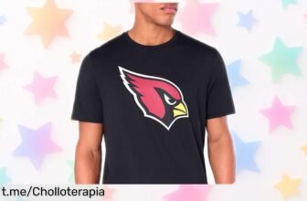 Camiseta New Era de los Arizona Cardinals con logo bordado a precio loco: ¡lúcete, marca estilo y siente la emoción del juego cada día!