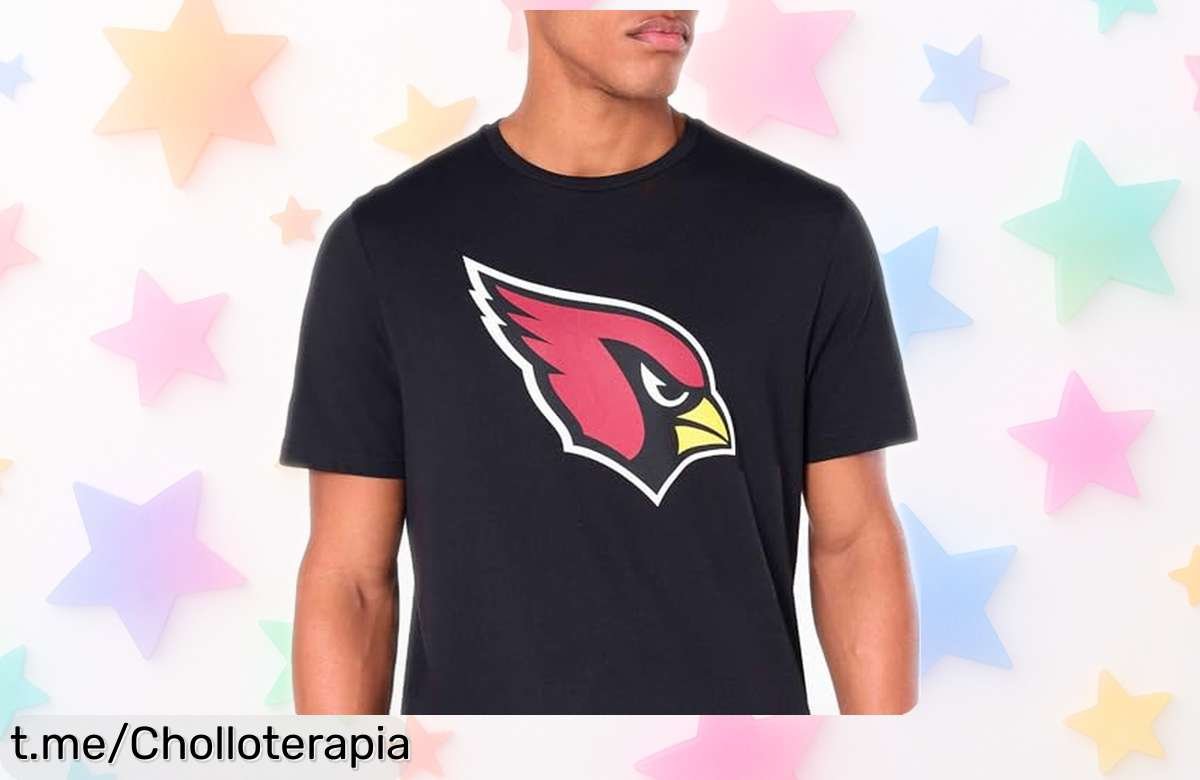Camiseta New Era de los Arizona Cardinals con logo bordado a precio loco: ¡lúcete, marca estilo y siente la emoción del juego cada día!