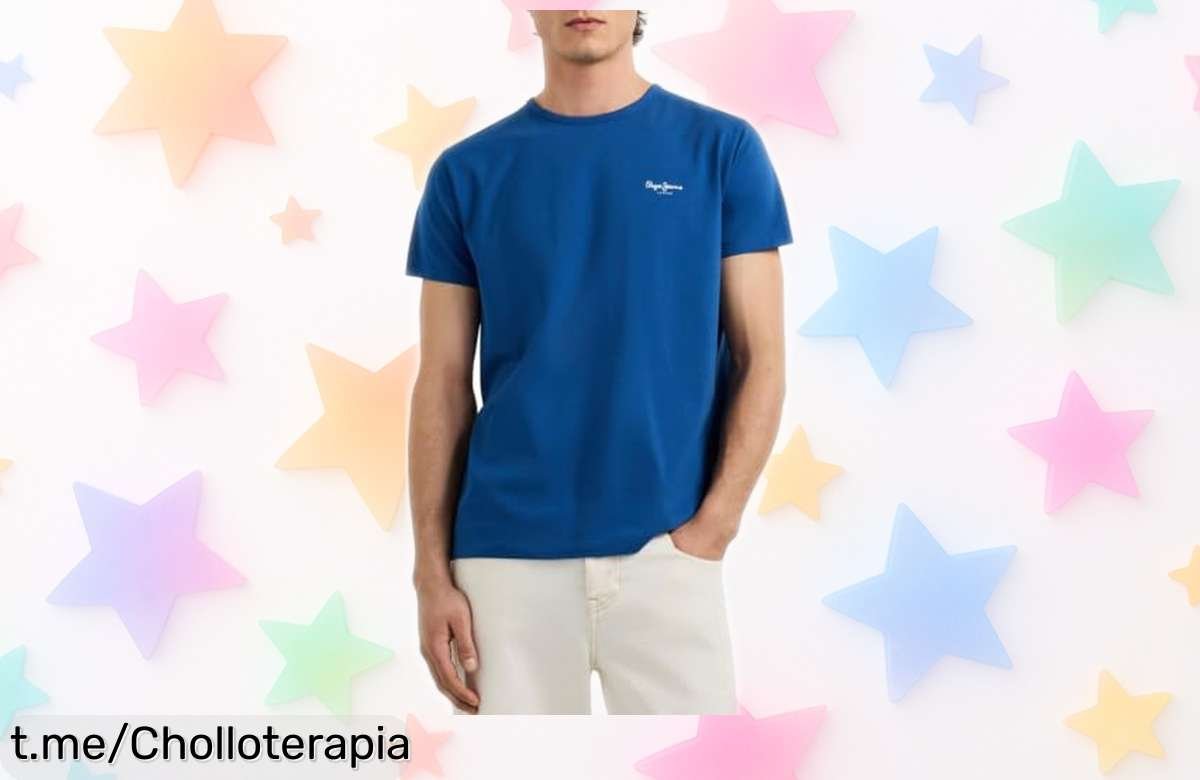 Camiseta Pepe Jeans ORIGINAL BASIC 3N con estampado exclusivo, gran chollo para renovar tu armario y lucir genial en cualquier ocasión, ¡no dejes escapar esta oferta irresistible!