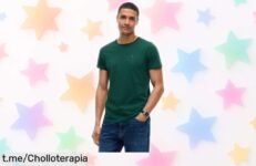 Camiseta ajustada de manga corta Tommy Jeans a precio escandaloso: renueva tu armario con estilo irresistible y atrapa todas las miradas ¡No esperes más!