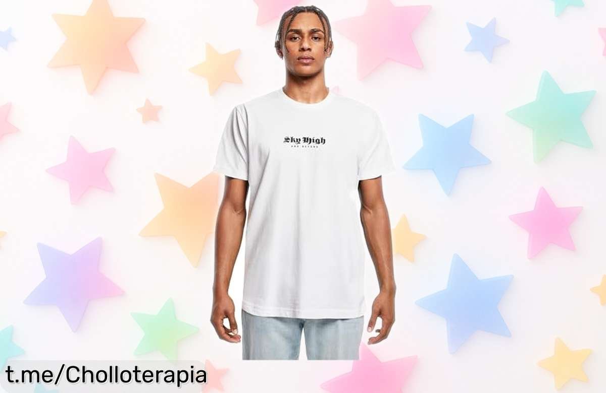 Camiseta básica Mister Tee Mt3255sky High para hombre a precio tirado, comodidad y resistencia que no puedes dejar escapar ¡aprovéchala antes de que desaparezca!