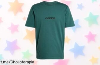 Camiseta básica para hombre adidas Essentials a un precio de escándalo: ideal para cualquier ocasión y encima duradera, ¡no te la puedes perder!