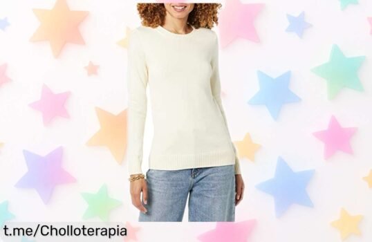 Camiseta de algodón Amazon Essentials para mujer, el básico que no puede faltar en tu armario ¡rebajado a un precio loco! No dejes escapar esta oportunidad única.