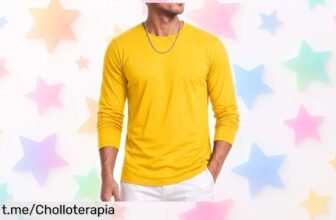 Camiseta de algodón MAGCOMSEN para hombre, ideal para no parar en todo el día y ahora a un precio de escándalo que no querrás dejar pasar. ¡Hazte con la tuya antes de que vuelen!
