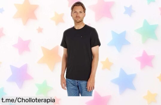 Camiseta de manga corta Tommy Jeans con logo bordado a un precio de ganga que transforma tu estilo ¡aprovéchalo antes de que sea tarde!