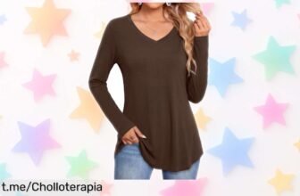 Camiseta de manga larga Aottori, la prenda básica súper versátil a un precio increíble que amarás tener en tu armario día tras día. ¡No te quedes sin la tuya!