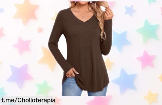 Camiseta de manga larga Aottori, la prenda básica súper versátil a un precio increíble que amarás tener en tu armario día tras día. ¡No te quedes sin la tuya!