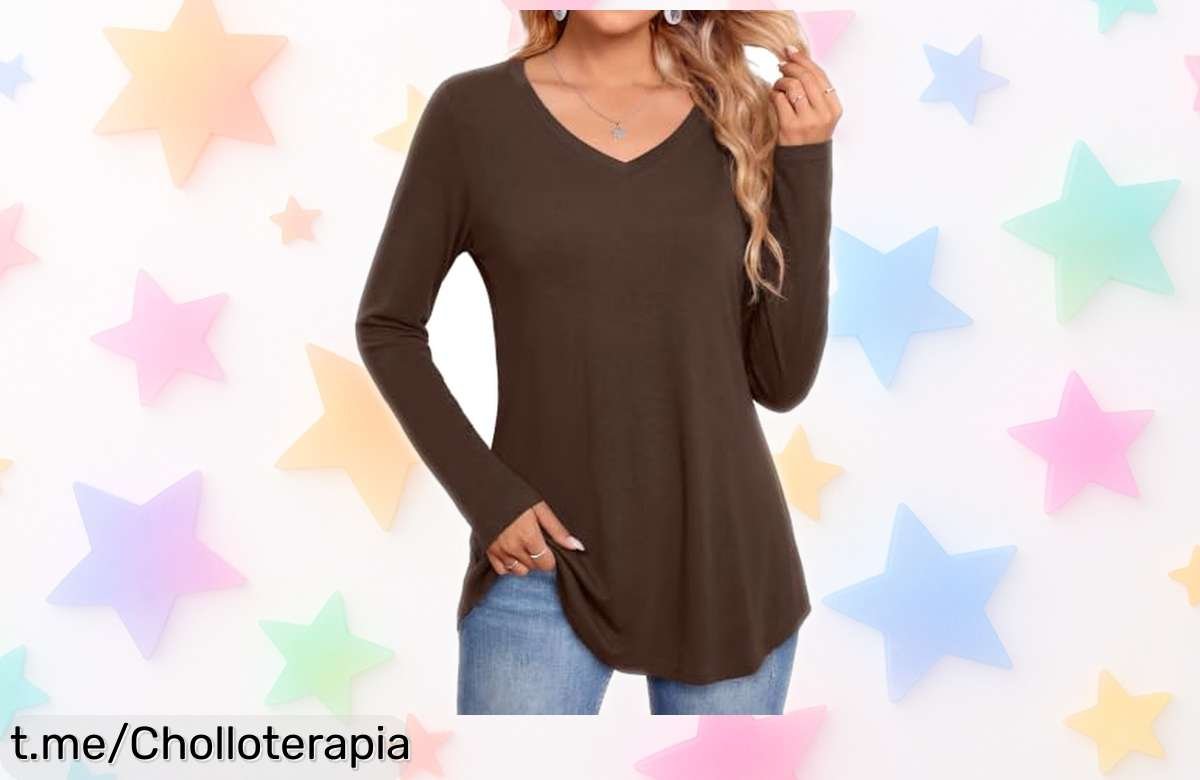 Camiseta de manga larga Aottori, la prenda básica súper versátil a un precio increíble que amarás tener en tu armario día tras día. ¡No te quedes sin la tuya!